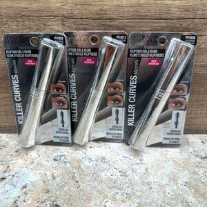 3X Physicians Formula Killer Curves Mascara Voluptuous Curl & Volume Black Brown